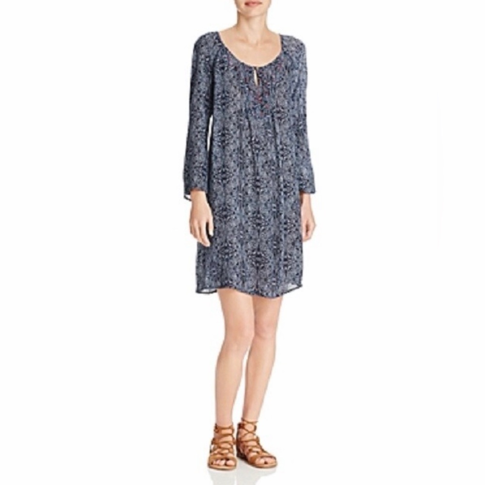Velvet by Graham & Spencer - Boho Batik Printed Quarter Sleeve Dress